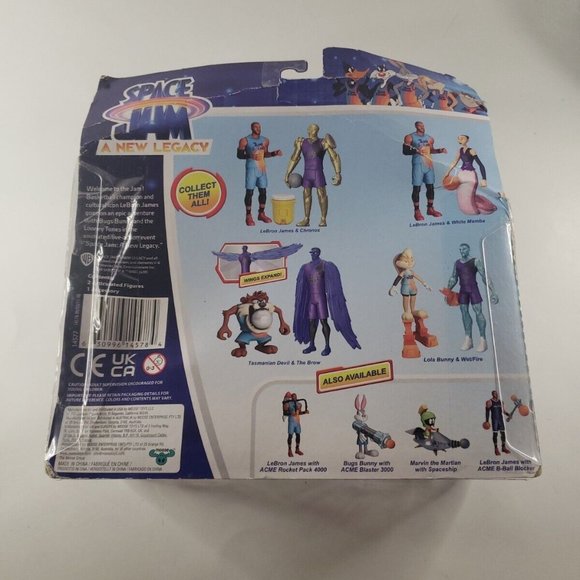 Space Jam: A New Legacy Season 1 Buddy Figure 2 Pack- Lebron & White Mamba - Picture 3 of 4